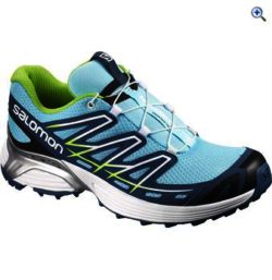 Salomon Wings Flyte Women's Trail Running Shoe - Size: 6 - Colour: LIGHTBLUE-GREEN